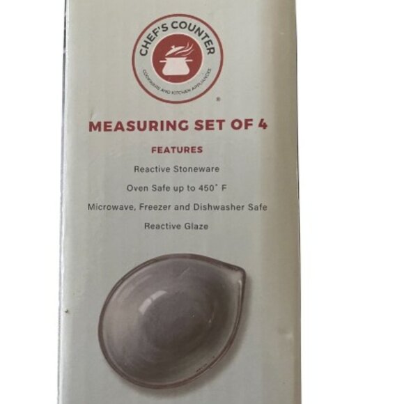 CHEF'S COUNTER MEASURING SET OF 4 - Picture 2 of 2